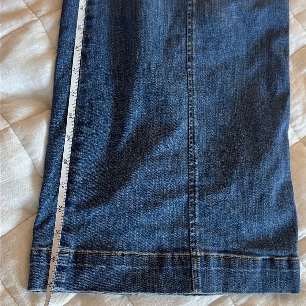 Spanx l Seamed Front Wide Leg Jean l M - Picture 12 of 12